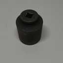 uxcell 1/2-Inch Drive 46mm 12-Point Deep Impact Socket, CR-MO Steel 78mm Length, Metric Sizes