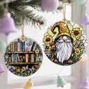 2 x Charming Gnome Christmas Ornaments: Christmas Tree Ornaments & Holiday Decor  Perfect Holiday Presents & Gift Ideas for Friends, Coworker, Family, Gnome Lover, and Gardener