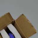 Lulu's world Wooden Interactive Cat Toy with Catnip - Nienie Tumbler Wobble Toy for Indoor Cats, Self-Righting Chaser with Wizard Hat & Stars (Purple) (Blue)