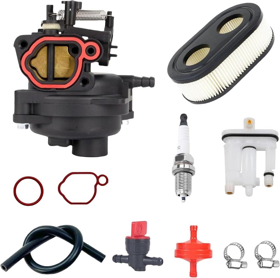 799584 594058 Carburetor Kit Replacement Compatible with Briggs and Stratton Carb 594057 592361 594529 for Troy Bilt TB110 TB200 103M02 09P702 9P702 550EX 625EX 675EX 725 lc121p 163cc Engines (11PCS)