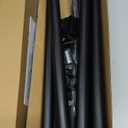 2 Pack Heavy Duty Curtain Rods for Windows 48 to 84 Inch, 1 Inch Black Adjustable Curtain Rod Set with Easy Installation and Modern Design (A1,Black,30-90",2Pack)