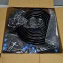 Bonviee Drip Irrigation System, 230FT Garden Watering System with Quick-to-Connect Fittings, Adjustable Drip Emitters, 1/4 & 5/16 Tubing, Drip Irrigation Kit for Raised Garden Beds, Greenhouse, Lawn