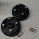 Golf Cart Brake Drum/Hub Assembly 2 PCS for EZGO TXT 1982-UP/2-Cycle Gas Models 1982-1993, EZGO TXT Brake Drum for 1982-UP Electric Models,Replaces OEM# 19186G1P