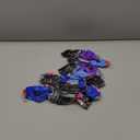 Novelty Place 12-Piece Inflatable Microphones - Assorted Colors, Giant Blow-Up Rock Star Microphones for 80s, 90s Musical Concert Party Favors (10 Inches)