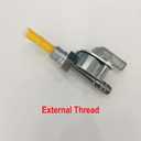 Gas Tank Switch/2.4L Gas Frame Petcock 10x1.0mm for Gas Motorized Bicycle 48cc/66cc/80cc