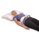 OPTP The Original McKenzie night roll Low Back Pillow for Sleeping and Round Back Support Pillow for Spine and Side Support Size Small/Medium