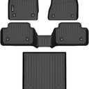 Floor Mats & Cargo Liner Set Fit for 2024 2025 2026 BMW 5 Series G60 (530i/530i xd/540i/540i xd) All Weather Protection TPE Anti-Slip Automotive BMW 5 Floor Liners Custom Accessories - Black