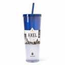 Manna™ Axel™ Plastic Tumbler & Straw Set - Blue, 24 oz