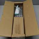 Silver Curtain Rods for Windows 48 to 84 inch,1" Adjustable Heavy Duty Window Curtain Rod with Leaf Finials, Rustic Decorative Drapery Rods Set,  Size:36-88''