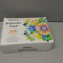 Nicpro Watercolor Paint Set for Adults, 36 Colors Watercolor Tube Set (12ml,0.4oz) with10 Paint Brushes, 25-Sheet Watercolor Paper Book, Palette, Water Color Painting Supplies for Artists Beginners Gift