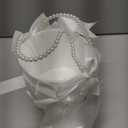 Flower Girl Baskets for Wedding, Ivory Flower Girl Basket With Pearl Handle set of 2, Wedding Baskets for Flower Girls