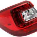 CarLights360: For Subaru Outback Tail Light Assembly 2015 16 17 18 2019 Driver Side LED w/Bulbs DOT Certified - SU2804106 | 84912AL06A, Shattered