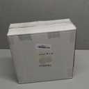 COLOSUS 60pcs Ivory Plastic Plates -Elegant Plastic Plates,Heavy Duty Cream Disposable Plates for Party Include 30 pcs Dinner Plate and 30 pcs Dessert Plate for Wedding/birthday/baby shower (Ivory)