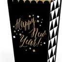 New Year's Eve Popcorn Boxes - Black & Gold Party Treat Boxes - 12 Ct
Treat Box for Snacks, Candy, Small Party Favors, New Years Eve Party Supplies, Heavy-duty Cardstock, USA-made