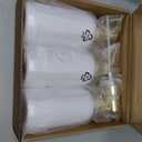 HOMCDALY Shampoo and Conditioner Dispenser, 21oz 3-Pack Refillable Pump Bottles, Shampoo Container, Empty Pump Bottle, Bathroom Shower Dispenser21oz-White&Gold