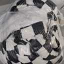 LOMAO Sherpa Throw Blanket Fleece Blanket with Checkered Pattern Soft Thick Blanket for Couch, Bed, Sofa Luxurious Warm and Cozy for All Seasons (Black, 60"x80")