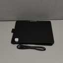 typecase Touch Keyboard Case for iPad Air 11-inch(M3/M2, 2025/2024) & iPad Pro 11(4th/3rd/2nd/1st Gen), Multi-Touch Trackpad, 11-Color Backlight, 360Rotatable for iPad Air 5/4th Gen, Black