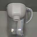 Brita Large Water Filter Pitcher for Tap and Drinking Water, Includes 1 Standard Filter, BPA-Free, Lasts Two Months, 10-Cup Capacity, Bright White