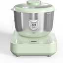5.2QT Dough Maker with Weighting, Electric Dough Maker with Ferment Function, Face-up Touch Panel, 304 Stainless Steel, Green