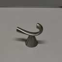 Moen Glyde Brushed Nickel Robe Hook, Wall Mounted Hanger for Bathroom Towel or Bath Robe, YB2303BN