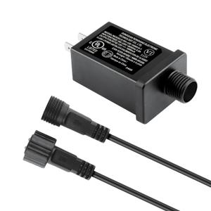 12V 12W 1.0A LED Transformer Replacement Class 2 Power Supply with 6FT Extension Cord Compatible with Christmas String Lights Plug IP44 Waterproof LED Controller Low Voltage