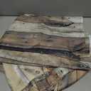 Rustic Wood Plank Shower Curtain for Bathroom, Old Wooden Board Barn Wood Country Farmhouse Bath Curtain, Waterproof Fabric Bathroom Accessories Set with Hooks, 72 x 72 inch