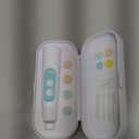 Frida Baby Electric Nail Buffer | Safe + Easy Baby Nail File, Baby Nail Clippers + Nail Trimmer Kit for Newborn, Toddler, Children's Fingernails/Toenails, 4 Buffer Pads, LED Light, Storage Case, White