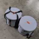 RYAN DVAN 432Hz 7-12 inch Crystal Singing Bowl Set of 7 with Free Carrying Case, Frosted Quartz Sound Bowls for Healing, Meditation,Yoga,Sound Therapy,Mindfulness,Relaxation & Stress Relief (White)