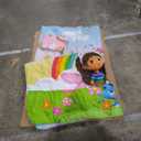 DreamWorks Gabby's Dollhouse Cakey, Mercat and Pandy Kids Bedding Super Soft Comforter and Sheet Set, 4 Piece Twin Size, (Official Licensed Product) by Franco