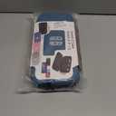 EFFIFLOW Slim Carrying Case Compatible with Switch 2 (2025), Portable Hard Protective Travel Case with 10 Game Slots & Accessory Pocket, Storage Bag for Switch 2 Console & Accessories (Denim Blue)