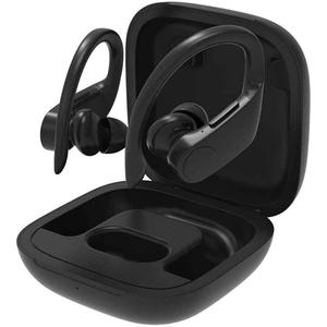 Wireless Bluetooth Sports Headphones - IPX5 Waterproof Bluetooth 5.0 in-Ear Bass Earphones Running Workout Headset with Earhook Microphone