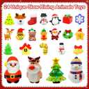 2025 Christmas Advent Calendar, 24 Days Countdown Calendar Jumbo Slow Rising & Mochi Squishy Toys Soft Cute Stress Relief Toys for Kids Girls Boys Teens Rewards Christmas Party Favor Gifts