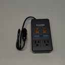 300W Car Power Inverter, DC 12V to 110V AC Car Plug Adapter with LED Display, 65W/24W USB-C Fast Charging Car Outlet Adapter to Wall Plug, Portable Car Charger with Switch Control Converter for Laptops