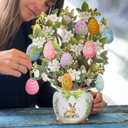Freshcut Paper Pop Up Cards, Easter Egg Tree, 12 Inch Life Sized 3D Popup Greeting Card, Easter Cards, Thinking of You Card, Mother's Day Card, Blank Notecard & Envelope