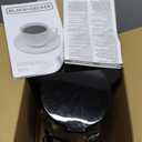BLACK+DECKER 12-Cup Digital Coffee Maker, Programmable, Washable Basket Filter, Sneak-A-Cup, Auto Brew, Water Window, Keep Hot Plate, Black
