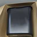 Rubbermaid Commercial Products Resin Wastebasket/Trash Can, 7-Gallon/28-Quart, Black, Plastic, for Bedroom/Bathroom/Office, Fits Under Desk/Sink/Cabinet