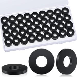 Fabbay 150 Pcs 11/16" OD x 5/16" ID x 3/32 Inch Thickness EPDM Rubber Washers for Bolts Spacers Vibration Suppression