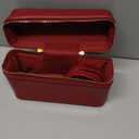 Classic Satchel Crossbody Purse for Women Chic Mini Box Purse, Women Crossbody Shoulder Bag Small Satchel Purse (Big Red)