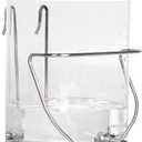 Rabbit Water Bottle, Guinea Pig No Drip Glass Water Dispenser Hanging on The Cage, Suitable for Ferrets, Hamsters, Guinea Pigs, Rats, Chinchillas