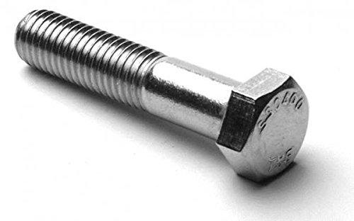 1/2"-13 x 7 Hex Head Cap Screw Bolts, Stainless Steel 18-8 (Quantity: 10 pcs) Partially Threaded, Coarse Thread, Thread Size: 1/2 Inch, Bolt Length: 7 Inch