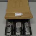 Shampoo and Conditioner Dispenser 3 Chamber No Drill,Shower Soap Pump Dispenser Wall Mounted,Body Wash Dispenser,Shower Gel Shampoo Holder for Bathroom Accessories,Gungrey