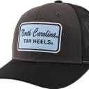 ZHATS Standard NCAA Officially Licensed Snapback Hat Big Rig Patch Charcoal Black Brick