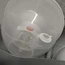 Momcozy M5 Smart APP Controlled Wearable Breast Pump, Hands-Free Wireless Electric Pump, 3 Modes 9 Suction Levels, BPA-Free, Portable Lightweight, 24mm Flange, 2-Pack Quill Gray