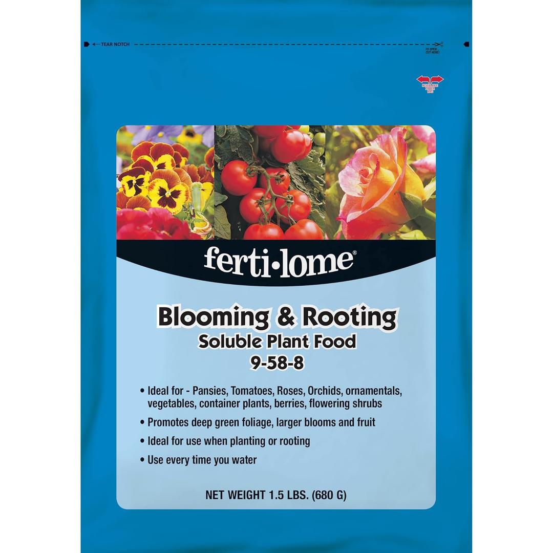 Fertilome (11771) Blooming & Rooting Soluble Plant Food 9-58-8 (1.5 lbs.)