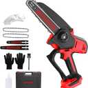 Mini Chainsaw Compatible With Milwaukee Chainsaw M18 Battery,8 Inch & 6 Inch Cordless Pruning Chainsaws,1000W Brushless Powered Mini Chain Saw for Tree Trimming (Not battery)