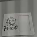 Romantic Gifts for Couples, Boyfriend Girlfriend Picture Frame, Lucky to Be in Love with My Best Friend, 4x6 Inch Photo