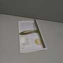 Shower Squeegee Set, 14-Inch Stainless Steel Squeegee, All-Purpose Squeegee for Bathroom, Shower Doors, Mirrors, Tiles, and Car Windows - 100% Streak Free, Includes Shower Door Hook and Adhesive Hook (Gold)