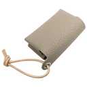 Portable PU Leather Tissue Pouch Facial Paper Storage Case Packs Bags Pocket Tissue Holder for Purse Waterproof Napkin Box Reusable Gray Leather for Car Home Bathroom Travel Supplies