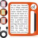 5X 10X Full-Page Magnifying Glass with Light, Rechargeable Handheld Magnifier with 3 Light Modes, 48 Lights, Clean Cloth Ideal Gift for Seniors Reading Books Inspection