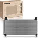 A-Premium Air Conditioning A/C Condenser Compatible with Chevrolet & GMC Models - Silverado 2500 3500 HD 2015-2019, Sierra 2500 3500 HD 2015-2019 - 6.0L 6.6L - Replace# 22807235, 23258965